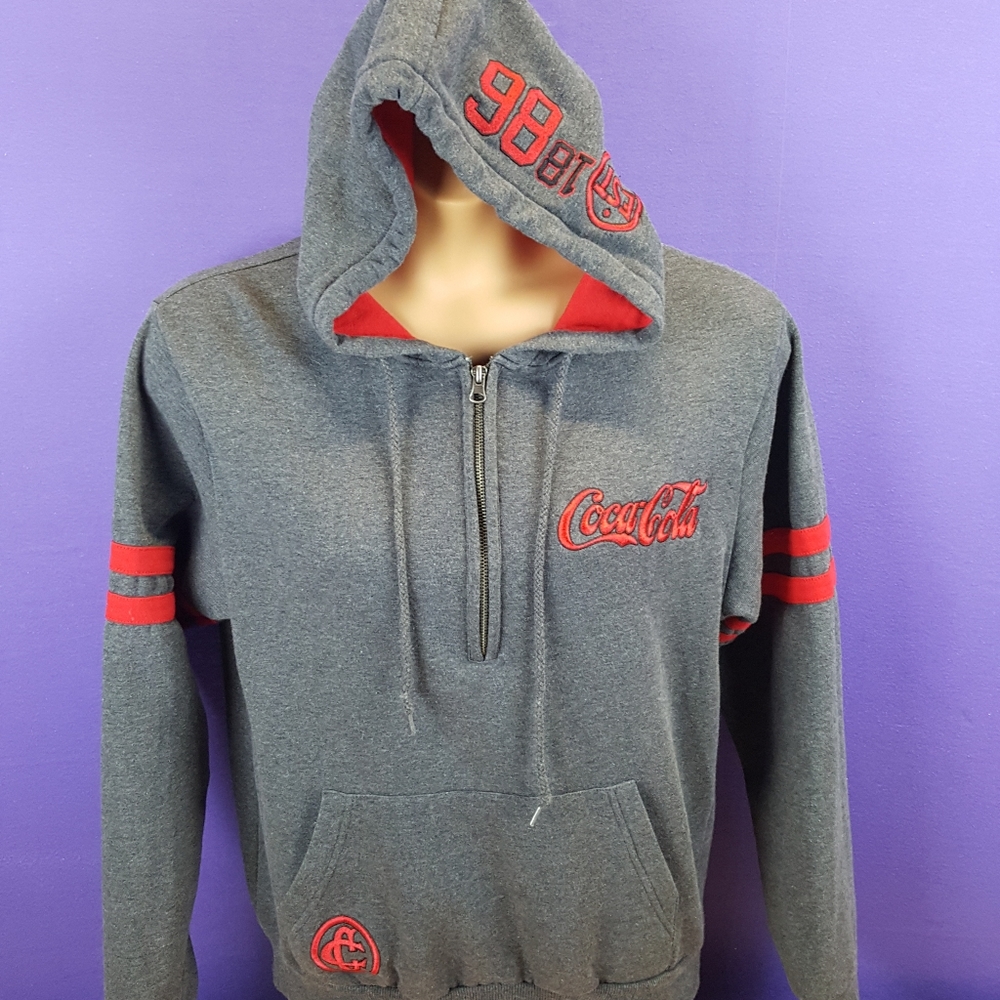 Coca cola hooded sweatshirt